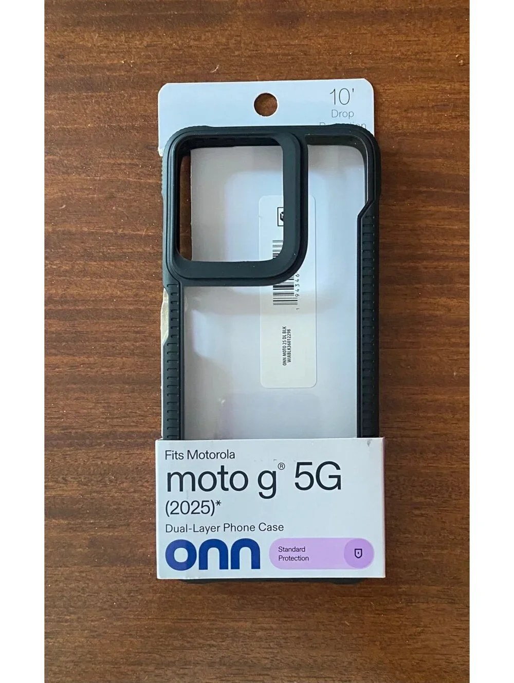 Onn Case for Motorola moto g 5G (2025) Black/ Clear